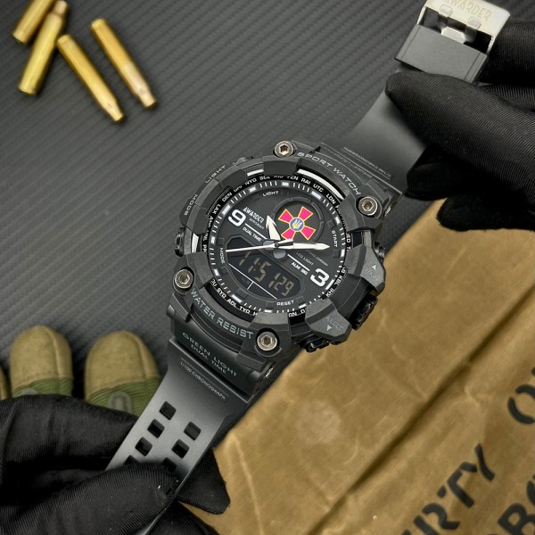 Годинник наручний Awarder 001 ЗСУ All Black