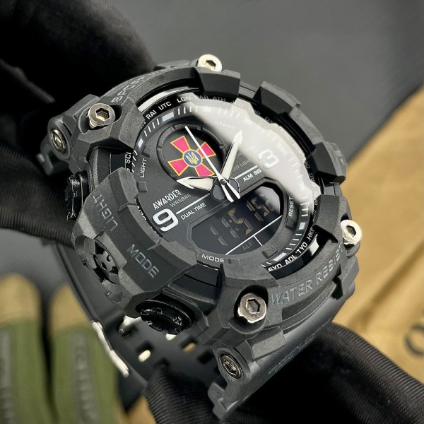 Годинник наручний Awarder 001 ЗСУ All Black