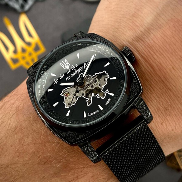 Часы наручные Awarder 021 Де би не був All Black Mesh