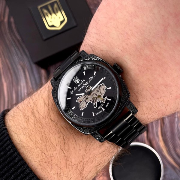Часы наручные Awarder 021 Де би не був All Black Steel