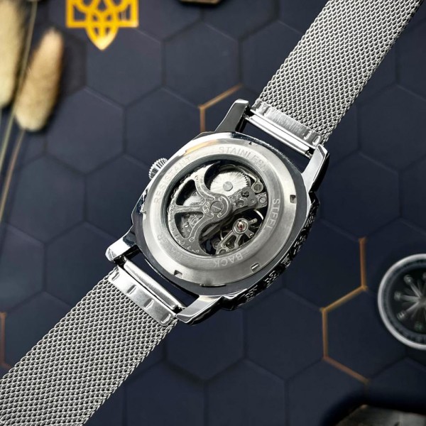 Часы наручные Awarder 021 Де би не був Silver Mesh