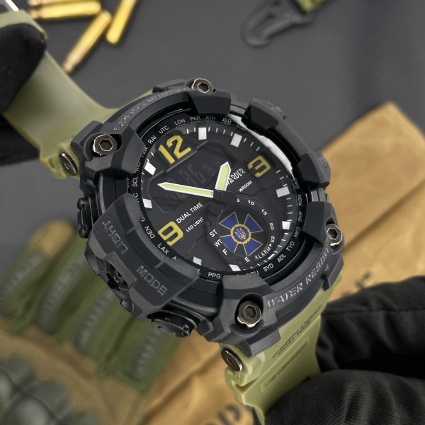 Годинник наручний Awarder 004 СБУ Army Green-Black