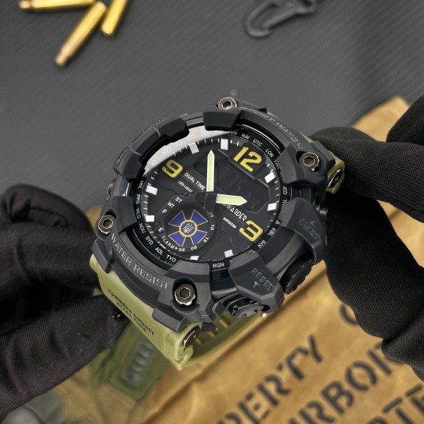 Годинник наручний Awarder 004 СБУ Army Green-Black