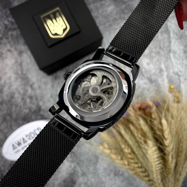 Часы наручные Awarder 021-3D Де би не був Black-White Mesh