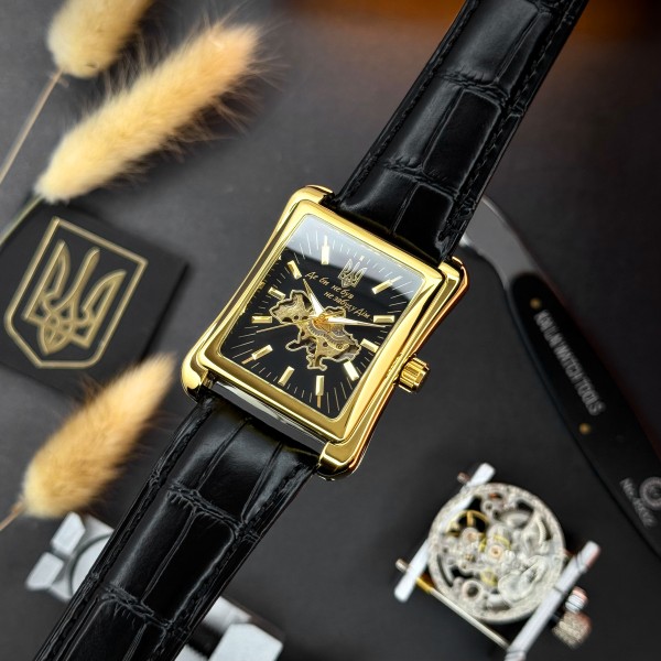 Часы наручные Awarder 053 Де би не був Gold-Black