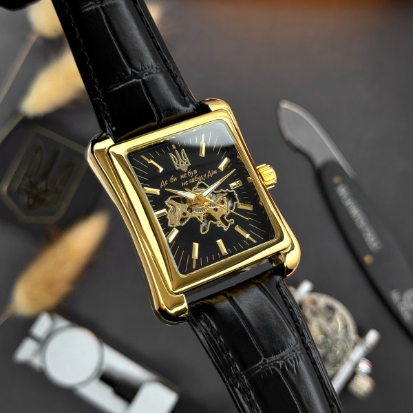 Часы наручные Awarder 053 Де би не був Gold-Black