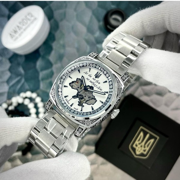 Часы наручные Awarder 021-3D Де би не був Silver-White Steel