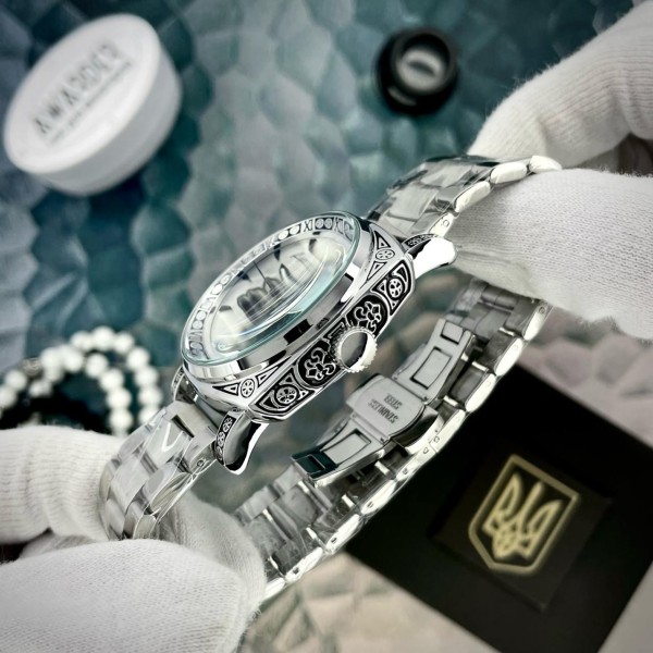 Часы наручные Awarder 021-3D Де би не був Silver-White Steel