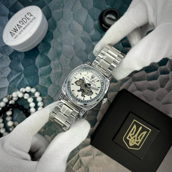 Часы наручные Awarder 021-3D Де би не був Silver-White Steel