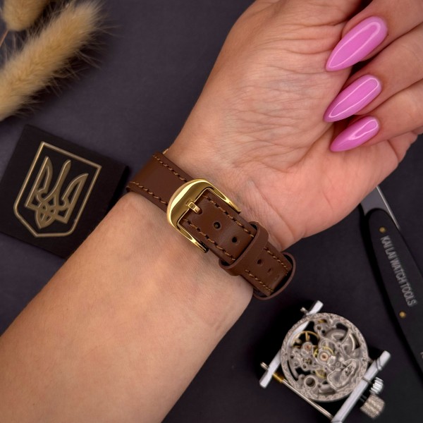 Часы наручные Awarder 021 Де би не була Gold-Gold-Brown