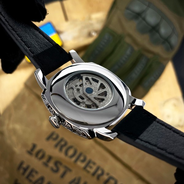 Часы наручные Awarder 021 Де би не була Silver-Black-Black