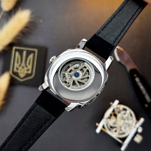 Часы наручные Awarder 021 Де би не була Silver-Black-Black
