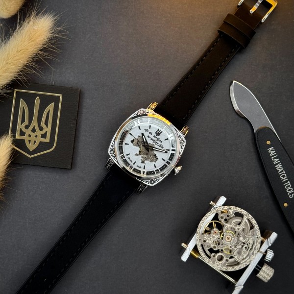 Часы наручные Awarder 021 Де би не була Silver-Silver-Black