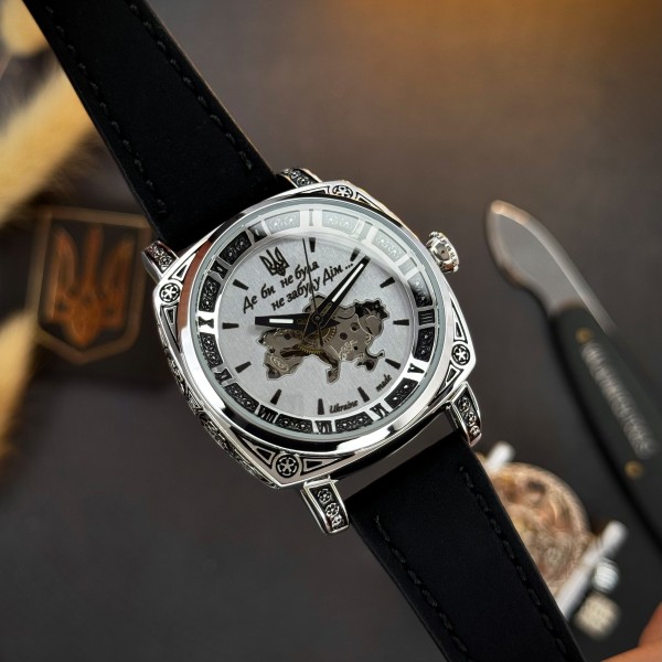 Часы наручные Awarder 021 Де би не була Silver-Silver-Black
