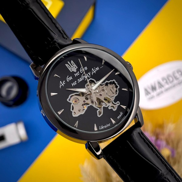 Часы наручные Awarder 022-3D Де би не був All Black Automatic