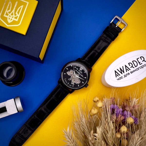 Часы наручные Awarder 022-3D Де би не був All Black Automatic