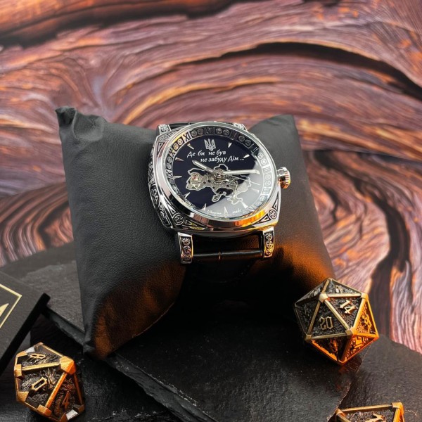 Часы наручные Awarder 021-3D Де би не був Silver-Black