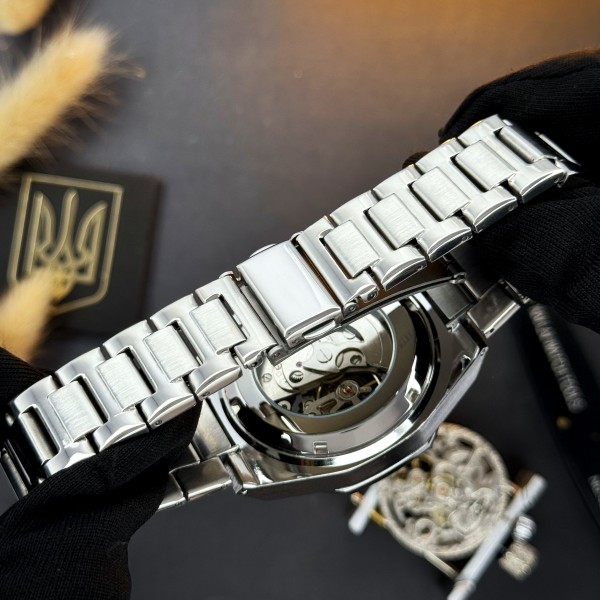 Часы наручные Awarder Octagon Де би не був Silver-Black