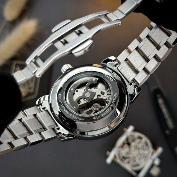 Часы наручные Awarder 022-3D Де би не був Silver-Black Steel