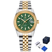 Годинник наручний Pagani Design PD-1794M Silver-Gold-Green