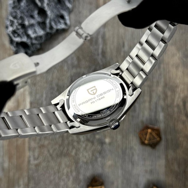 Годинник наручний Pagani Design PD-1794M Silver-Blue