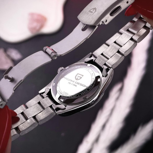 Годинник наручний Pagani Design PD-1794L Silver-Pink