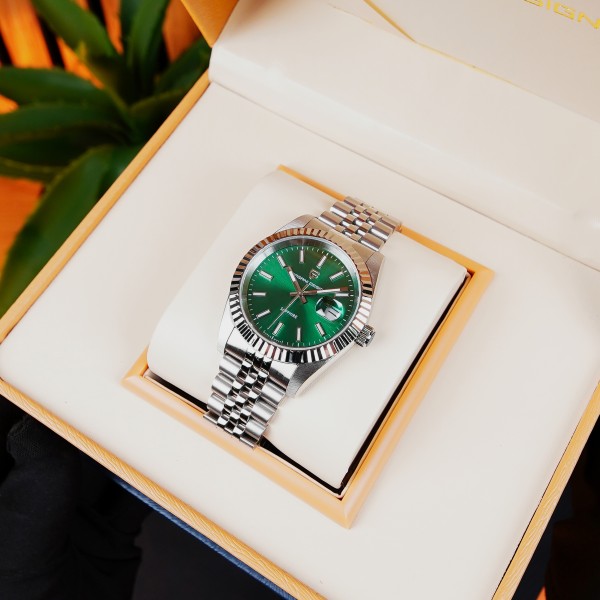 Годинник наручний Pagani Design PD-1794M Silver-Green