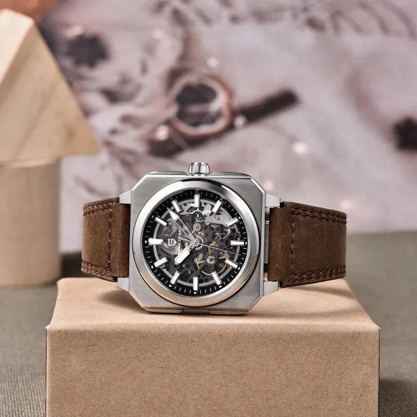 Годинник наручний Pagani Design PD-1791 Brown-Silver-Black