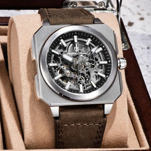 Годинник наручний Pagani Design PD-1791 Brown-Silver-Black