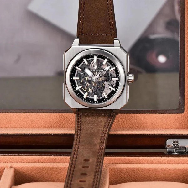 Годинник наручний Pagani Design PD-1791 Brown-Silver-Black