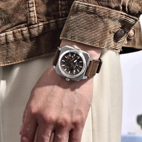 Годинник наручний Pagani Design PD-1791 Brown-Silver