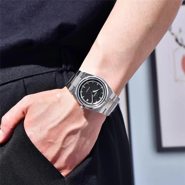 Годинник наручний Benyar BY-5203 Silver-Black