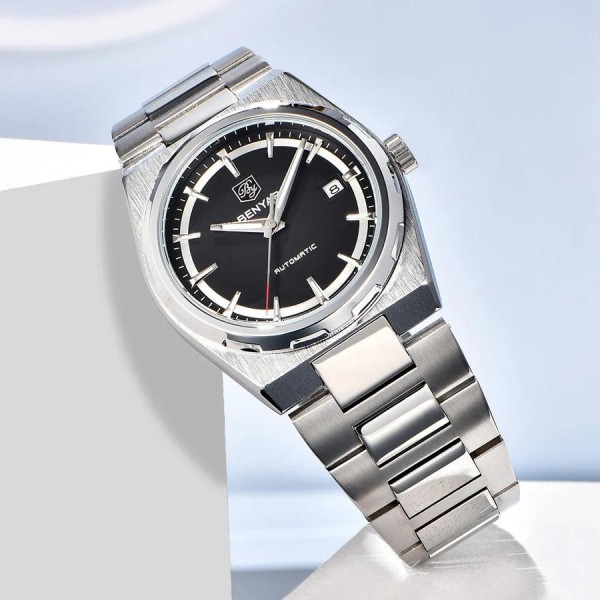 Годинник наручний Benyar BY-5203 Silver-Black