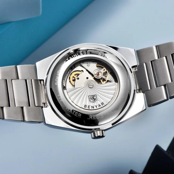 Годинник наручний Benyar BY-5203 Silver-Black