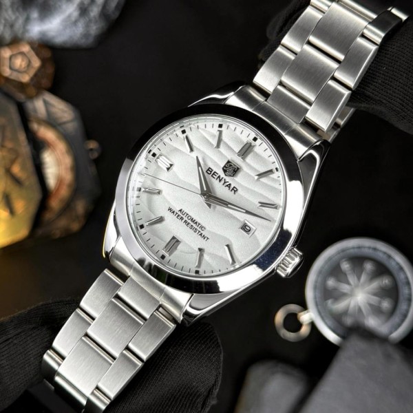 Годинник наручний Benyar BY-5208 White