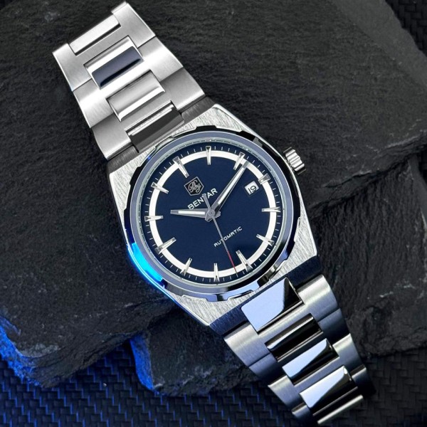 Годинник наручний Benyar BY-5203 Silver-Blue