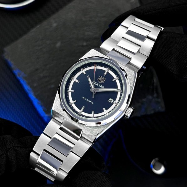 Годинник наручний Benyar BY-5203 Silver-Blue