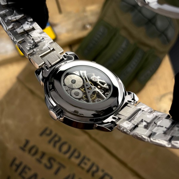 Часы наручные Awarder 022 Silver-White Mechanic Metall Не Забуду Дім