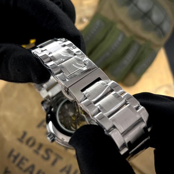 Часы наручные Awarder 022 Silver-White Mechanic Metall Не Забуду Дім