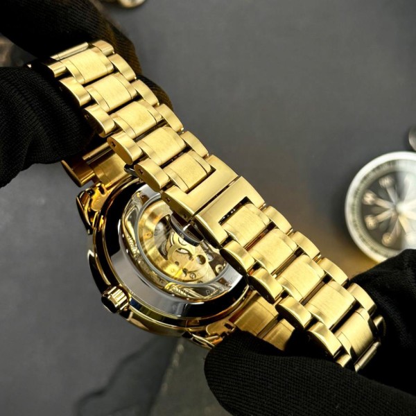 Часы наручные Awarder 022-3D Не Забуду Дім Gold-Black Steel
