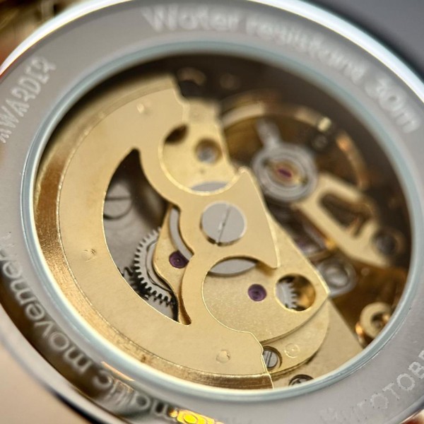 Часы наручные Awarder 022-3D Не Забуду Дім Gold-Black Steel