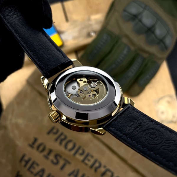 Часы наручные Awarder 022-3D Не Забуду Дім Gold-Black