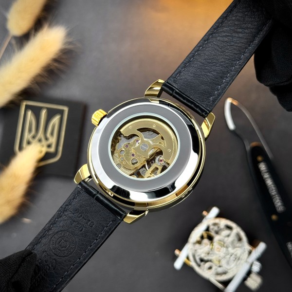 Часы наручные Awarder 022-3D Не Забуду Дім Gold-Black