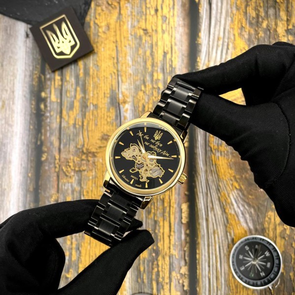 Часы наручные Awarder 022 Black-Gold Automatics Metall Не Забуду Дім