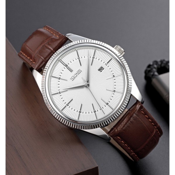 Skmei 9298SISIBN Silver Silver-Brown