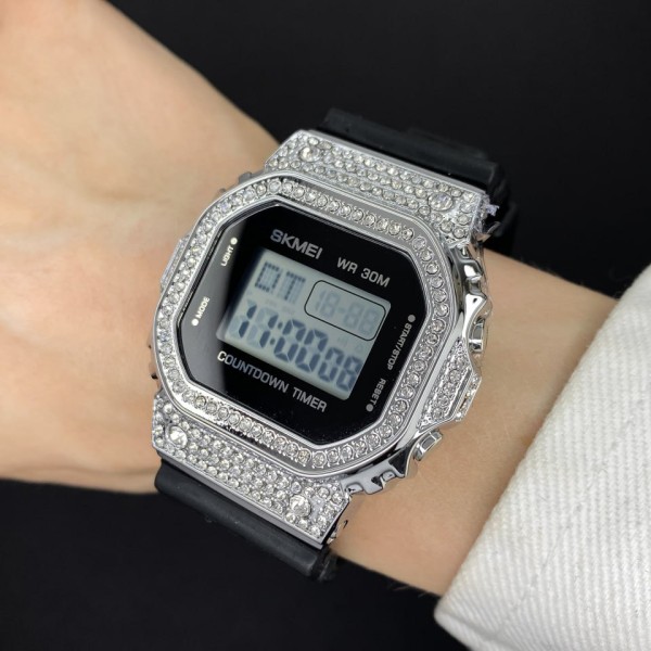 Годинник наручний Skmei 2000SI Silver