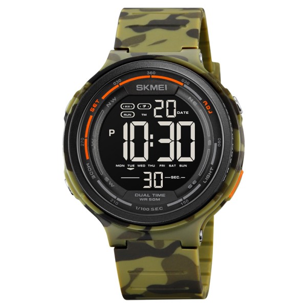 Годинник наручний Skmei 1841CMGN Army Green Camo