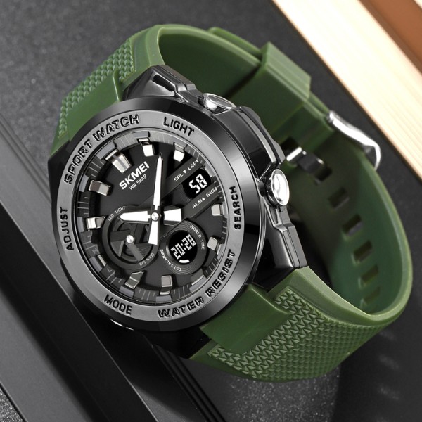 Годинник наручний Skmei 2105AG Army Green