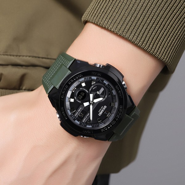 Годинник наручний Skmei 2105AG Army Green