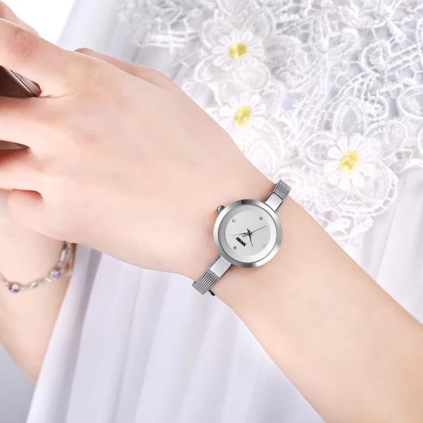 Годинник наручний Skmei 1390SI Silver